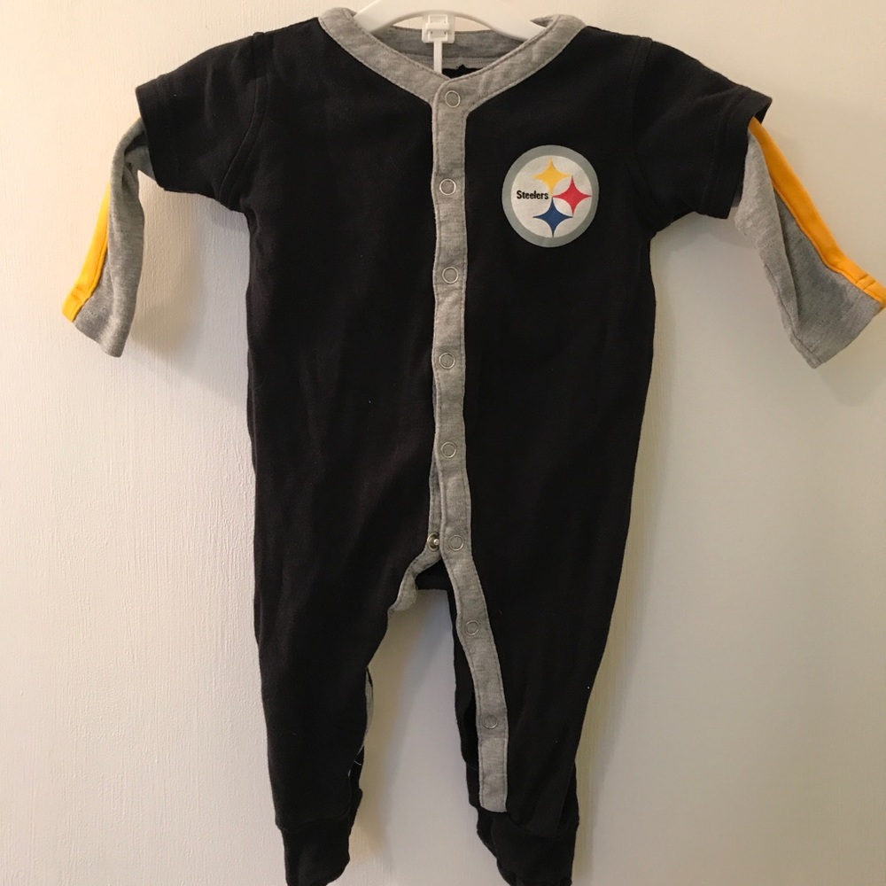 Pittsburgh Steelers baby footie